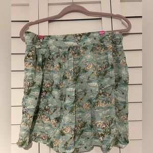 Hot Topic Peter Pan Mermaid Lagoon Shorts
